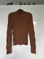 bruine ribbel col trui new yorker maat M amisu, Maat 38/40 (M), Bruin, Ophalen of Verzenden, Zo goed als nieuw