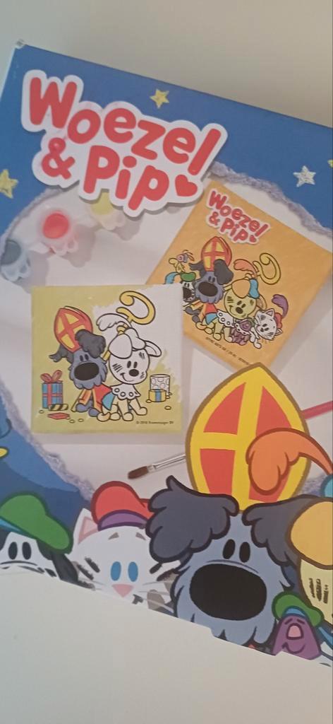 Woezel en Pip Sinterklaas Schilderijtjes, Diversen, Sinterklaas, Nieuw, Ophalen of Verzenden