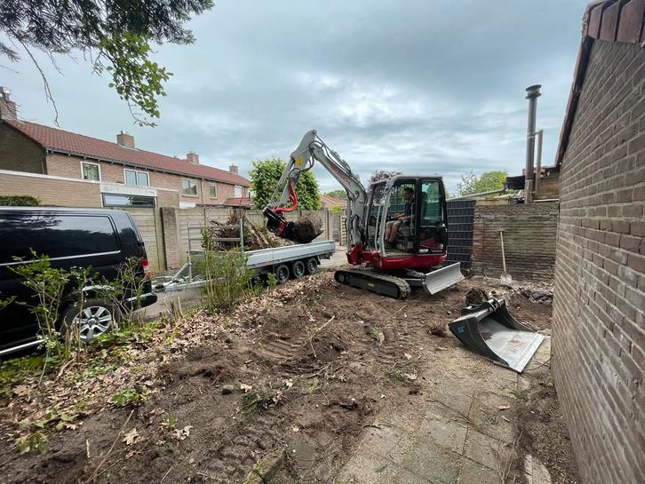 Graafmachine, Grondwerk, Tuin, Zwembad, Vijver, Tuin en Terras, Aarde en Mest, Ophalen