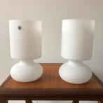 2 X Vintage IKEA Lykta mushroom tafellamp | mat wit | ‘ 90, Huis en Inrichting, Lampen | Tafellampen, Ophalen of Verzenden, Zo goed als nieuw