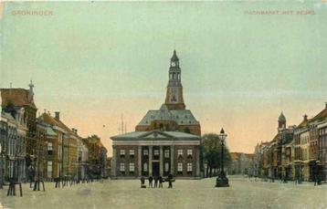 (301-126-003) Groningen Vischmarkt met Beurs beschikbaar voor biedingen