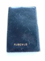 Leren leer rijbewijs etui mapje jaren 1950-1960, Ophalen of Verzenden