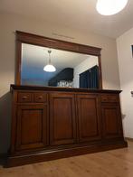 Houten Wandkast / Dressoir met losse Spiegel, Huis en Inrichting, Ophalen, Gebruikt, 100 tot 150 cm, 150 tot 200 cm