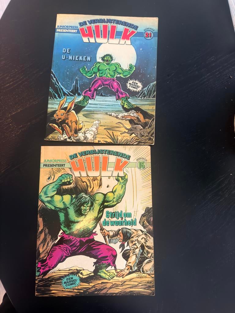 Hulk stripboeken 1981 & 1982 - Nette staat!, Meerdere stripboeken, Ophalen, Gelezen