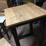 Set van 4 bartafels en 12 barkrukken, Tuin en Terras, Ophalen, Zo goed als nieuw, Rechthoekig