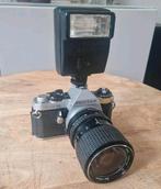 Pentax me super + flitser + lens, Ophalen of Verzenden, 1960 tot 1980