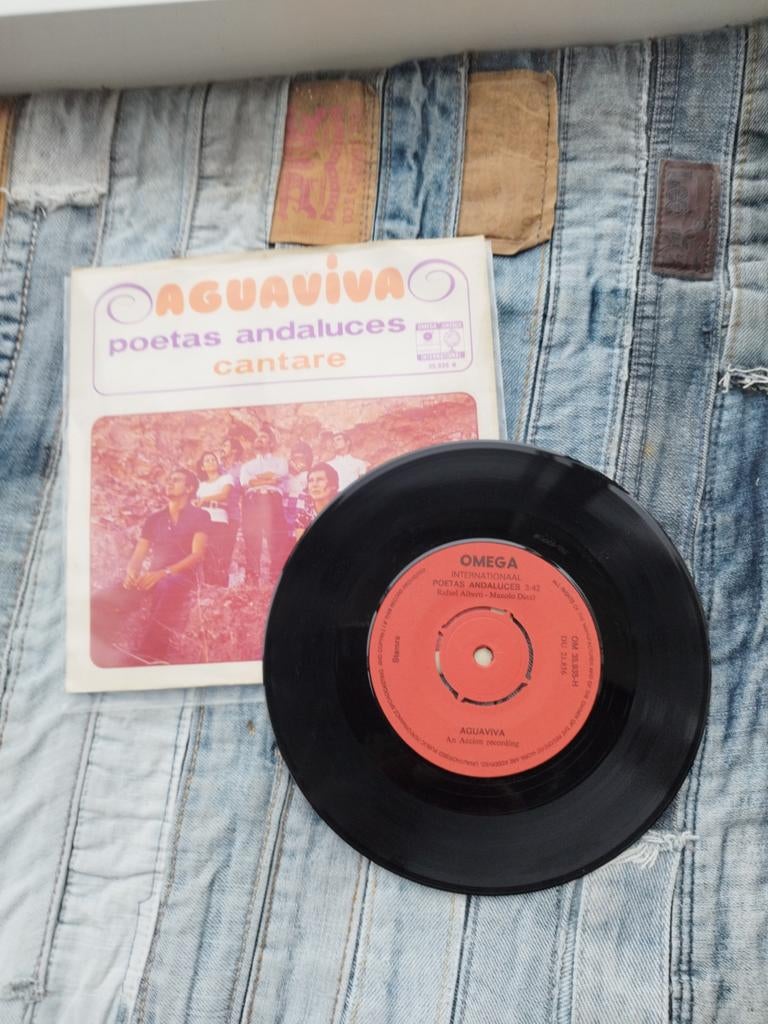 Aguaviva - Poetas Andaluces Cantare - Single, Cd's en Dvd's, Vinyl Singles, Ophalen of Verzenden