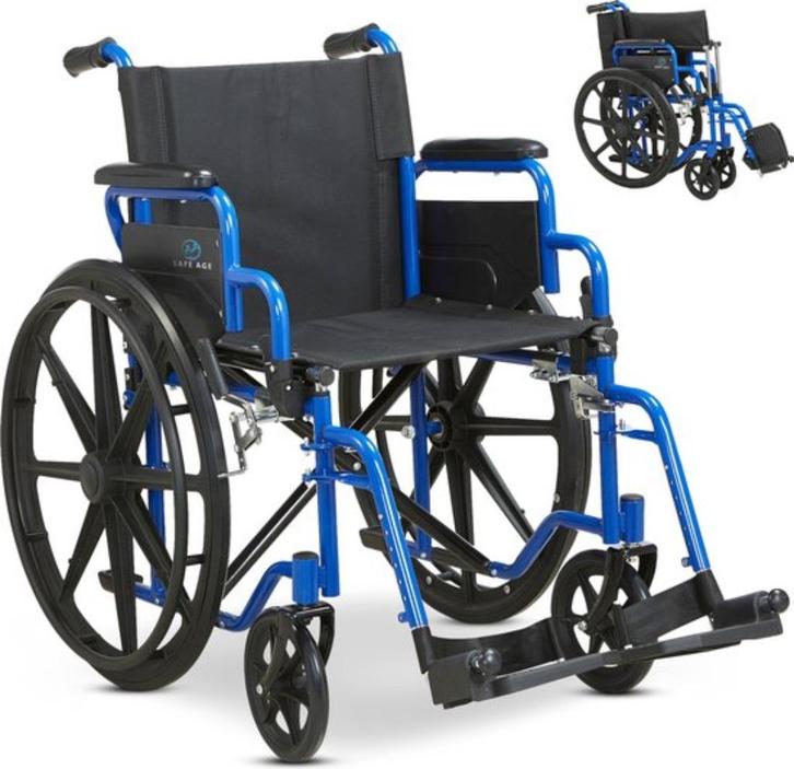 Safe Age Rolstoel - opvouwbaar lichtgewicht, Diversen, Rolstoelen, Nieuw, Duwrolstoel, Inklapbaar, Ophalen