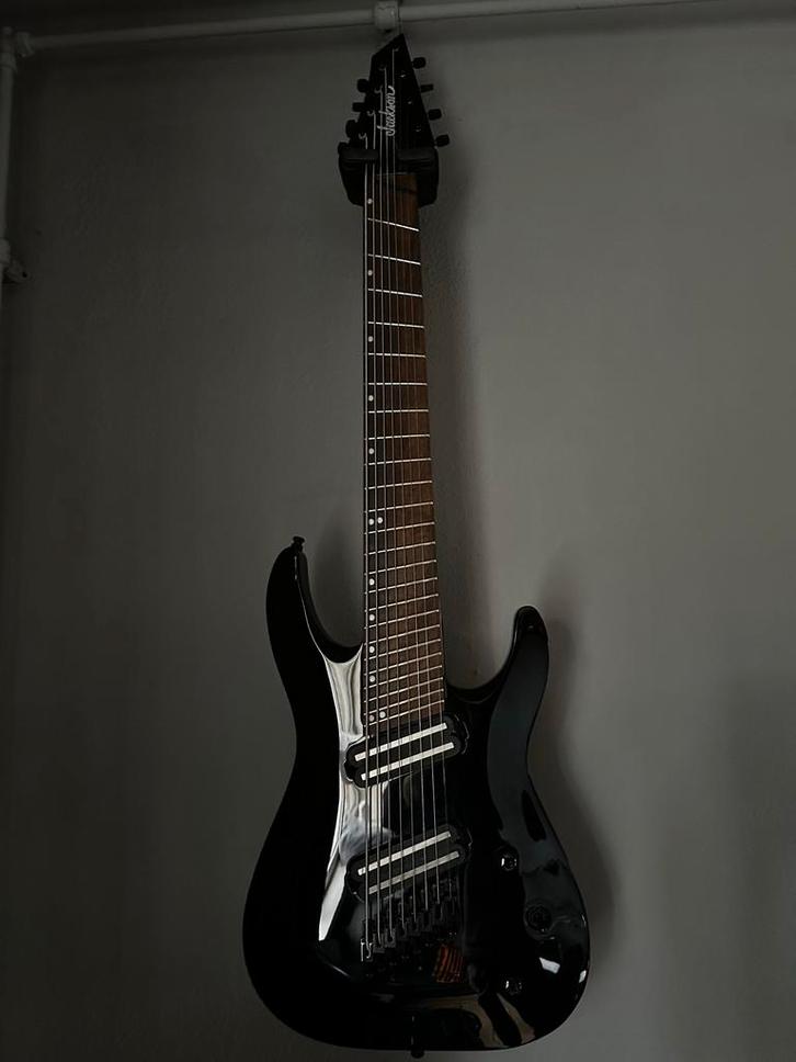 Jackson DKAF8 Multiscale 8-snarig 8 string 28”/26”, Muziek en Instrumenten, Snaarinstrumenten | Gitaren | Elektrisch, Zo goed als nieuw