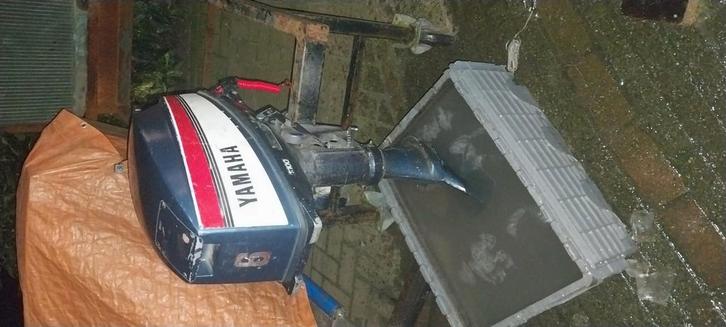 Yamaha 8pk 2takt kortstaart, Watersport en Boten, Bootonderdelen, Gebruikt, Motor en Techniek, Motorboot, Ophalen