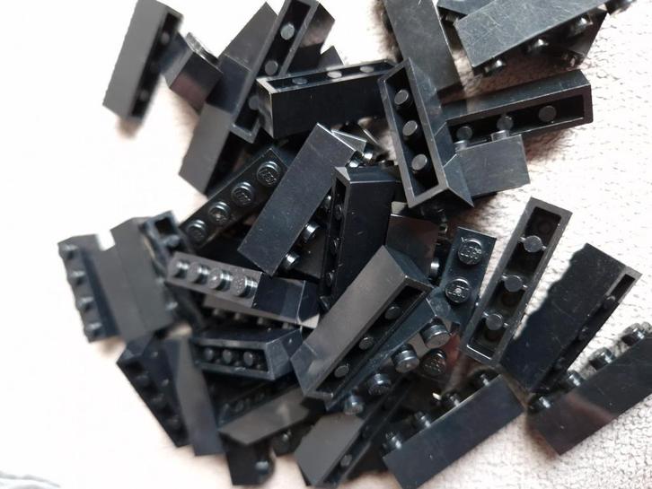 Lego 1x4 bouwstenen/bricks 50 stuks zwart, Kinderen en Baby's, Speelgoed | Duplo en Lego, Zo goed als nieuw, Lego, Losse stenen