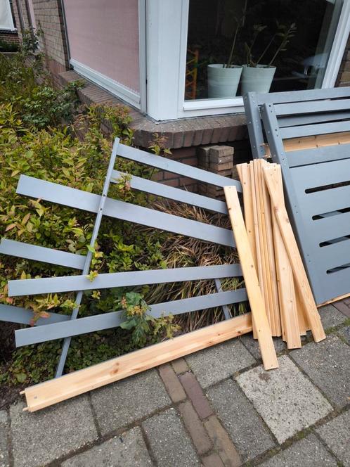 Hoogslaper met trapje - 200cm breed, Huis en Inrichting, Slaapkamer | Stapelbedden en Hoogslapers, Gebruikt, Hoogslaper, Overige maten