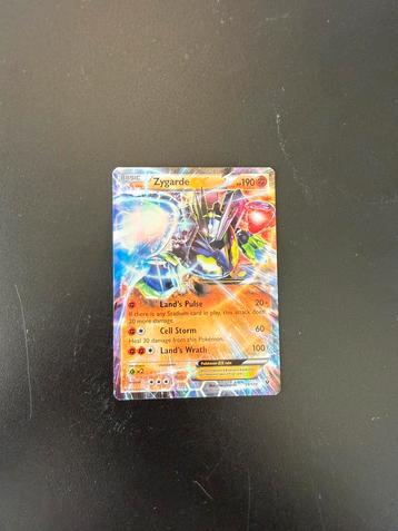 Pokémon Zygarde ex beschikbaar voor biedingen