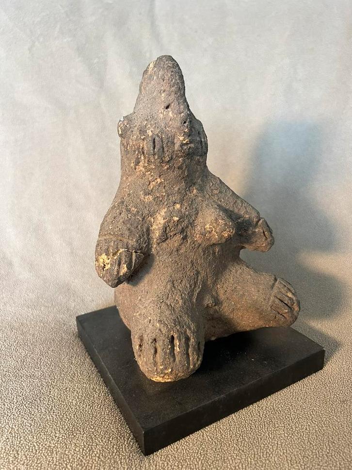 terracotta vruchtbaarheidsbeeld Kameroen Afrikaans kunstwerk, Antiek en Kunst, Kunst | Niet-Westerse kunst, Ophalen of Verzenden