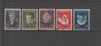 Nederland 1956, NVPH 683 t/m 687, Gestempeld., Postzegels en Munten, Postzegels | Nederland, Verzenden, Na 1940, Gestempeld