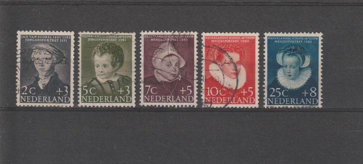 Nederland 1956, NVPH 683 t/m 687, Gestempeld., Postzegels en Munten, Postzegels | Nederland, Gestempeld, Na 1940, Verzenden