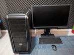 Desktop PC I7-3770K, 16GB, 1xSSD, 2xHDD, monitor, keyb, muis, Computers en Software, Ophalen, Gebruikt, Zelf gebouwde pc, 2 TB