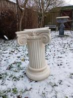 Griekse decoratieve kolom 60 cm, Huis en Inrichting, Ophalen, 50 tot 75 cm, Wit, Aardewerk of Porselein