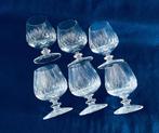 6x Cognacglas Balusterstam € 15 in 1 koop Olijfslijpsel, Antiek en Kunst, Antiek | Glas en Kristal, Ophalen