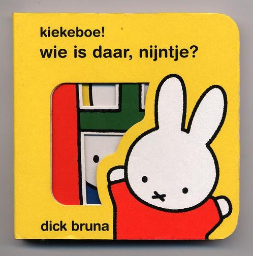 Kiekeboe! wie is daar, nijntje? - Dick Bruna doorkijkboekje, Boeken, Kinderboeken | Baby's en Peuters, Nieuw, 1 tot 2 jaar, Uitklap-, Voel- of Ontdekboek