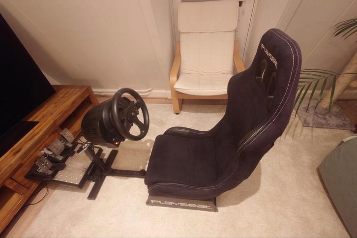 Complete SimRacing Set - Thrustmaster + loadcell & Playseat, Spelcomputers en Games, Spelcomputers | Overige, Zo goed als nieuw