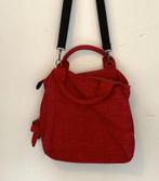 Kipling, rode schouder- of handtas met aapje, Ophalen of Verzenden, Gebruikt, Rood, Schoudertasje