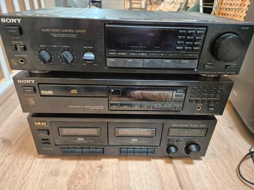 Sony/AKAI stereoset Casette/CD/Radio, Audio, Tv en Foto, Stereo-sets, Gebruikt, Sony, Ophalen of Verzenden