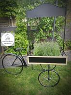 Metalen decoratie fiets  - driewieler  - plantenbak, Ophalen, Nieuw