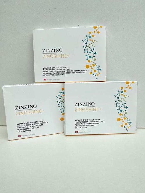 Zinzino Zinoshine vitamine D en magnesium 60 st. verpakking, Sieraden, Tassen en Uiterlijk, Uiterlijk | Lichaamsverzorging, Nieuw
