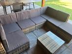 Wicker lounge Venetië Tuinset ZGAN, Ophalen, 5 zitplaatsen, Rotan, Bank