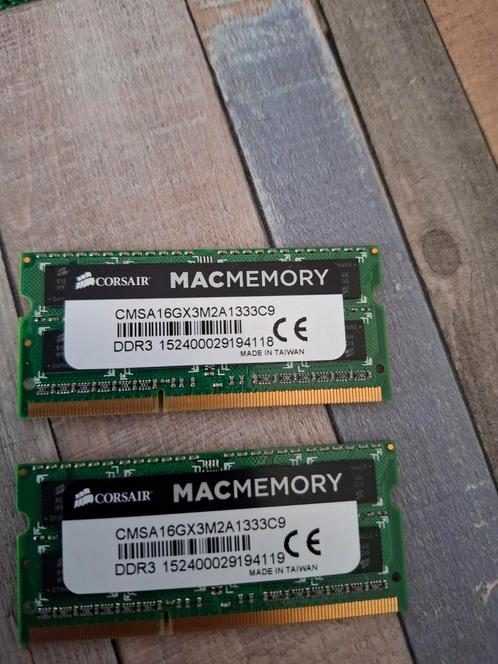 16GB 1333mhz Mac geheugen., Computers en Software, Apple Desktops, Gebruikt, iMac, Onbekend, Ophalen