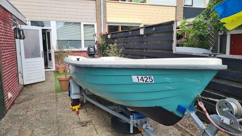 Terhi 440 met Mercury 6pk (2022), zonder trailer, Watersport en Boten, Vis- en Consoleboten, Gebruikt, Tot 10 pk, 3 tot 6 meter