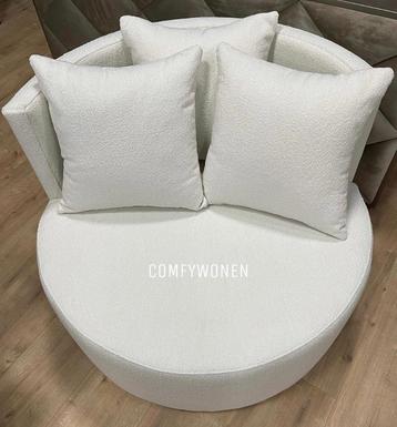  Ronde Teddy Loveseat – Stijlvol & Eigen productie op maat beschikbaar voor biedingen