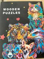 Houten legpuzzel (wooden puzzles) flamingo, Ophalen, Minder dan 500 stukjes, Zo goed als nieuw