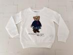 Polo Ralph Lauren trui sweater wit beer meisje maat 5 110, Meisje, Trui of Vest, Ophalen of Verzenden, Zo goed als nieuw