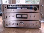 70's Toshiba stereo-set vintage, Gebruikt, Tuner of Radio, Losse componenten, Ophalen