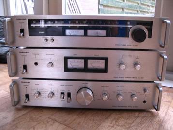 70's Toshiba stereo-set vintage beschikbaar voor biedingen