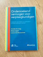 Anneke de Jong - Onderzoekend vermogen voor verpleegkundigen, Ophalen, Zo goed als nieuw, Anneke de Jong; Marja Legius; Lieven De Maesschalck