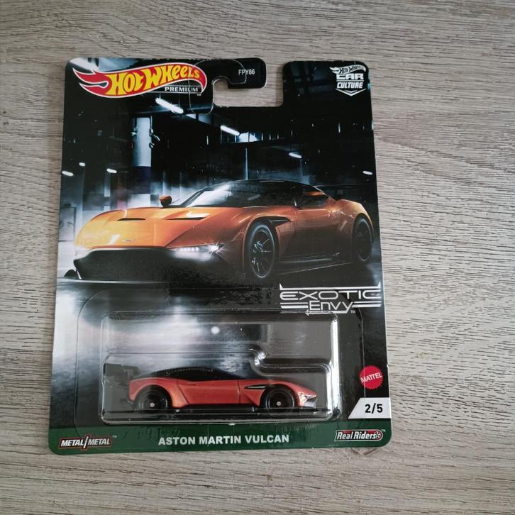 hot wheels Aston Martin Vulcan Exotic Envy, Hobby en Vrije tijd, Modelauto's | Overige schalen, Nieuw, Auto, Ophalen of Verzenden