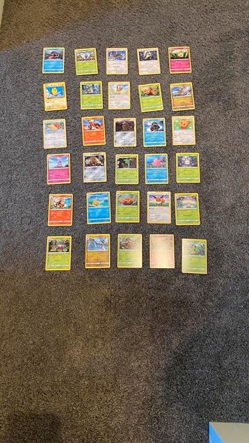 30 pokemon kaarten! beschikbaar voor biedingen