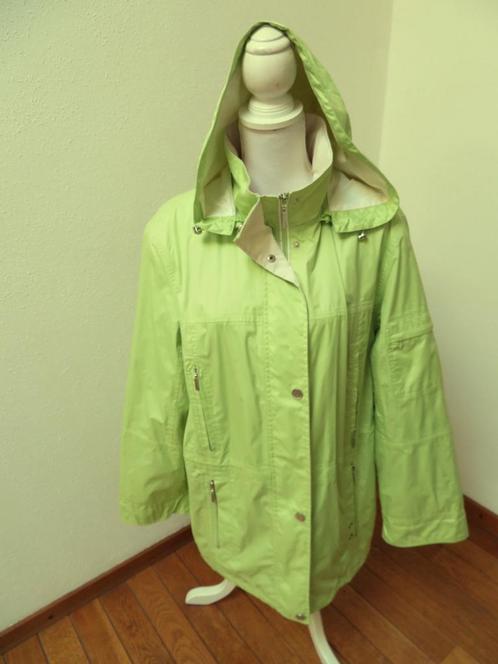 K50 CANDA zomer jas losse capuchon groen XL 46/48, Kleding | Dames, Jassen | Zomer, Zo goed als nieuw, Maat 46/48 (XL) of groter
