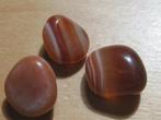 ed. 5x 3 stuks edelstenen ORANJE SARDONYX (3), Sieraden, Tassen en Uiterlijk, Edelstenen, Nieuw, Verzenden