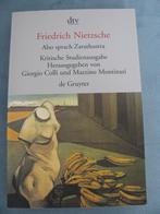 "Also sprach Zarathustra", Friedrich Nietzsche. Als nieuw, Boeken, Verzenden, Nieuw, Friedrich Nietzsche, Nederland