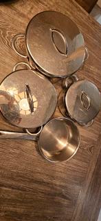 Sigg 4-delige Pannenset - Kookpannen, Gebruikt, Pannenset, Ophalen of Verzenden, Rvs
