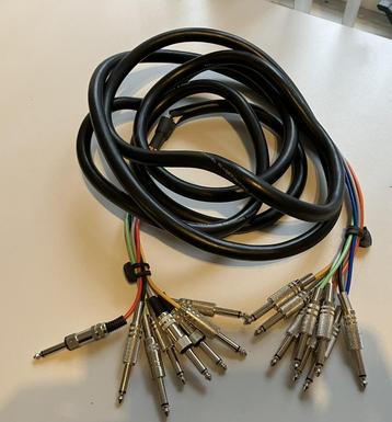 HOSA Snake 4 meter 8 parige Multikabel Mono Jack beschikbaar voor biedingen