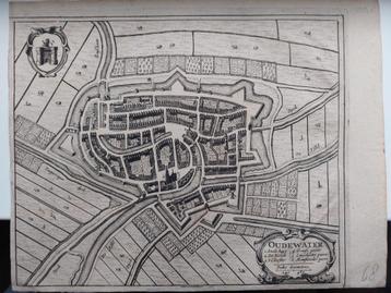 3 / Plattegrond uit 1649 van Joan Blaeu van Oudewater beschikbaar voor biedingen