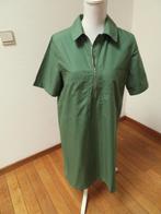 X37 SWEEWE jurk travelstof groen maat S 36, Kleding | Dames, Sweewe, Ophalen of Verzenden, Zo goed als nieuw, Knielengte