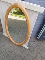 Grote, zware, ovalen spiegel, Ophalen, 100 tot 150 cm, Zo goed als nieuw, Ovaal