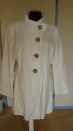 042 Nieuwe jas van Erich Fend in maat 46 off white, Verzenden, Wit, Maat 46/48 (XL) of groter, Nieuw