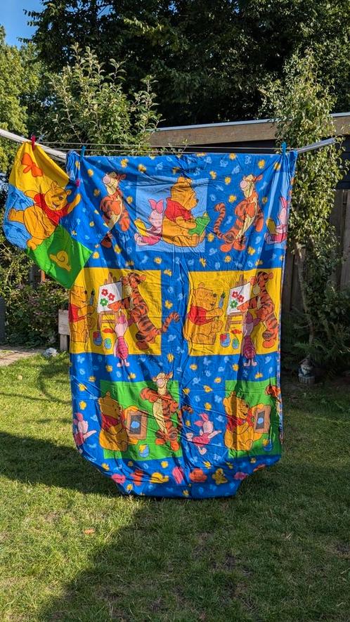 Dekbed overtrekken Winnie the Pooh, Kinderen en Baby's, Kinderkamer | Beddengoed, Gebruikt, Deken of Dekbed, Wit, Jongetje of Meisje